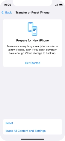 Press Reset. Press Reset.
