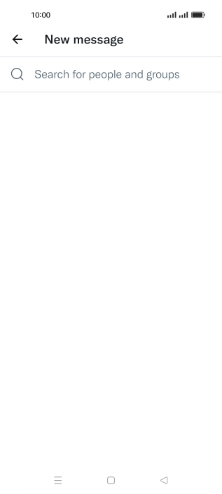 Press the search field.