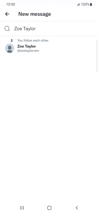 Key in the first letters of the recipient's name and press the required contact. Key in the first letters of the recipient's name and press the required contact.