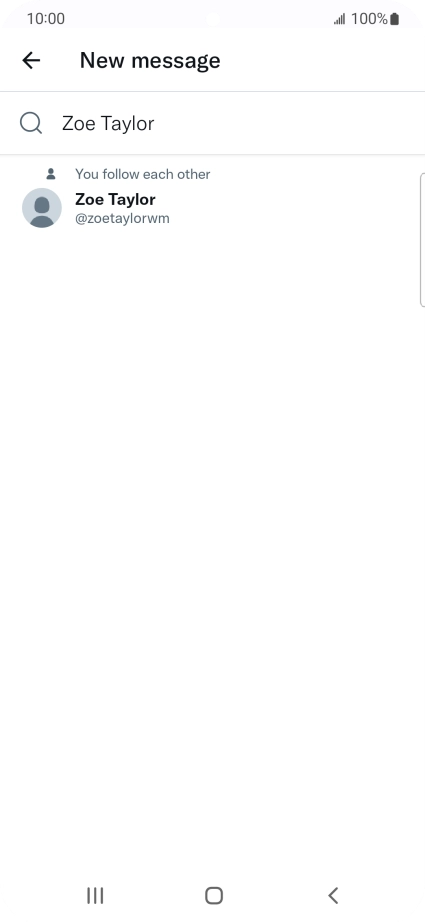 Key in the first letters of the recipient's name and press the required contact. Key in the first letters of the recipient's name and press the required contact.