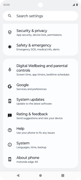Press System updates. Press System updates.
