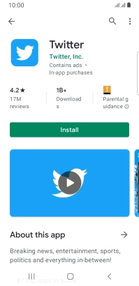 Press Install and follow the instructions on the screen to install the app.