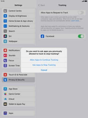 If you turn off the function, press the required setting. If you turn off the function, press the required setting.