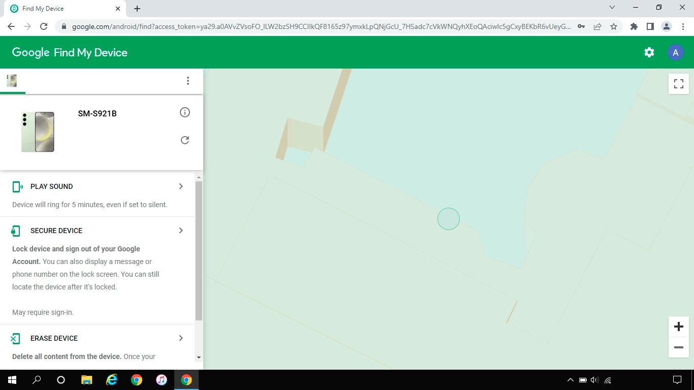 Click the required device.
