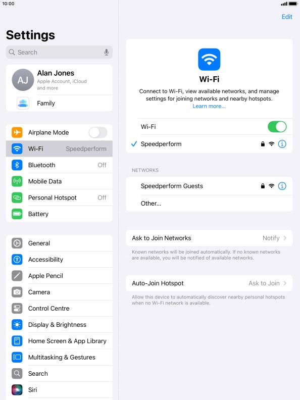 Press the Home key to return to the home screen.