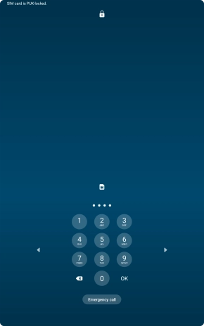 Key in a new four-digit PIN and press OK.