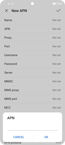 Key in wap.vodafone.co.uk and press OK. Key in wap.vodafone.co.uk and press OK.