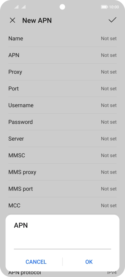 Key in wap.vodafone.co.uk and press OK. Key in wap.vodafone.co.uk and press OK.