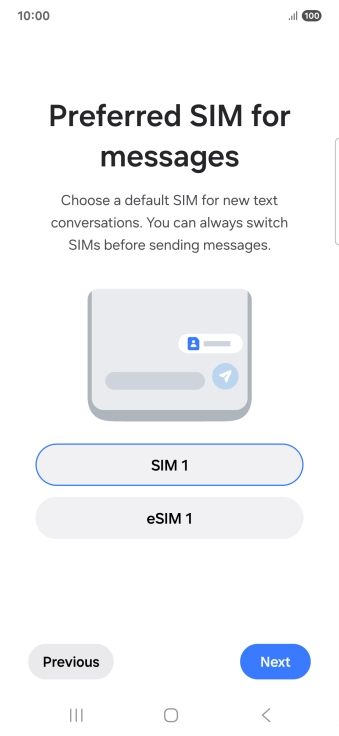Press the required price plan.