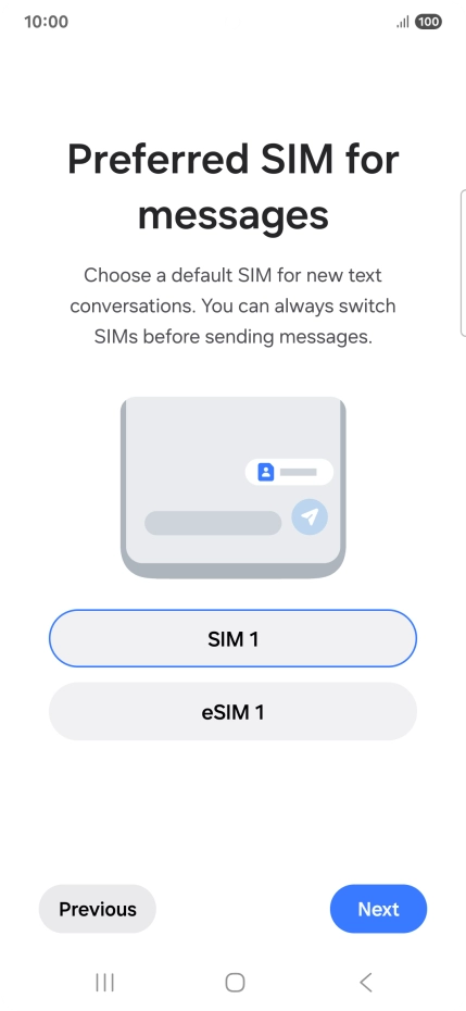 Press the required price plan.