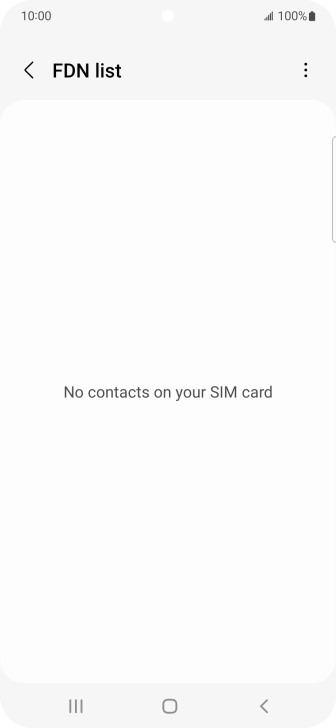 Press the menu icon. Press the menu icon.