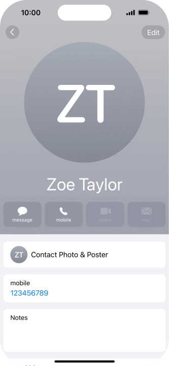 Slide your finger upwards starting from the bottom of the screen to return to the home screen.