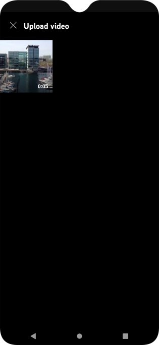 Press the required video clip.