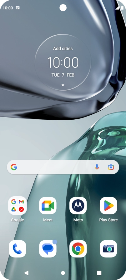 The text/picture message icon shows that you've received a new text or picture message.