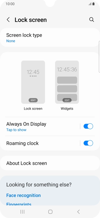 Press the Home key to return to the home screen.