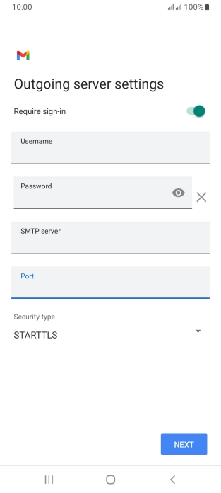 Press the drop down list below 