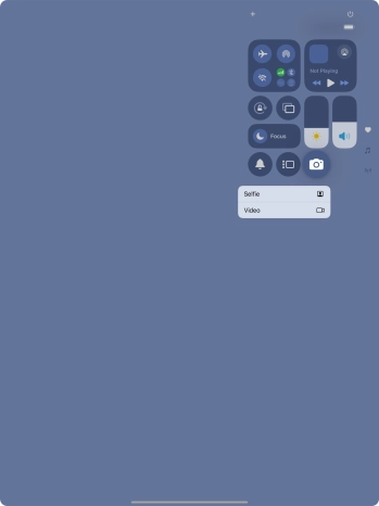Press and hold the required function to see more actions.
