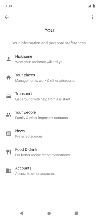 Press the Home key to return to the home screen. Press the Home key to return to the home screen.