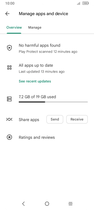 Press Manage. Press Manage.
