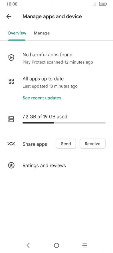 Press Manage. Press Manage.