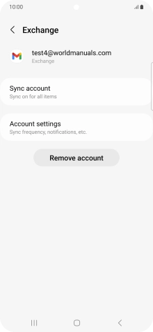 Press Remove account. Press Remove account.