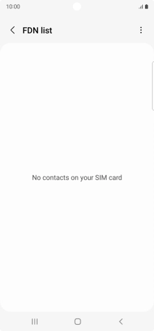 Press the menu icon.