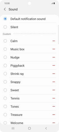 Press the required message tones to hear them.