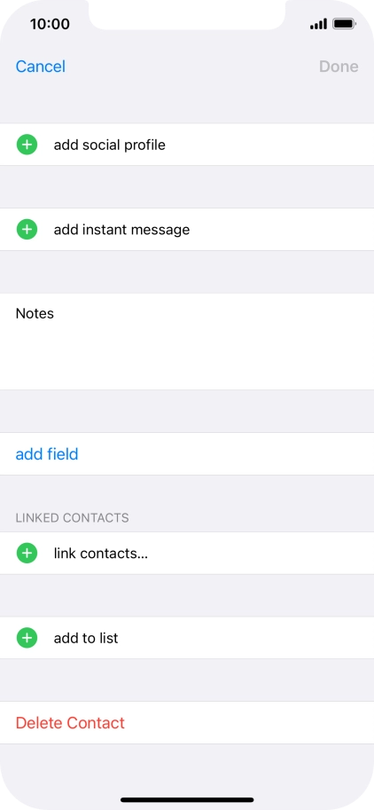 Press link contacts....