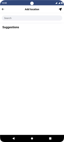 Press the search field and key in the required search word.