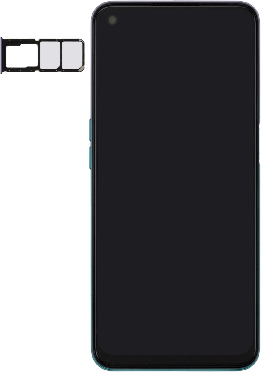 Turn the memory card so the angled corner of the memory card matches the angled corner of the memory card holder and place the card in the holder.