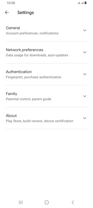 Press Network preferences.