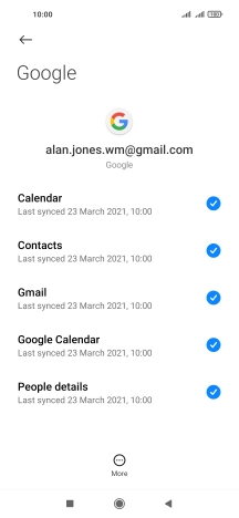 Press the Home key to return to the home screen.