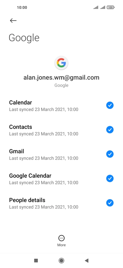 Press the Home key to return to the home screen.