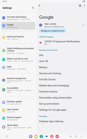 Press Find My Device.