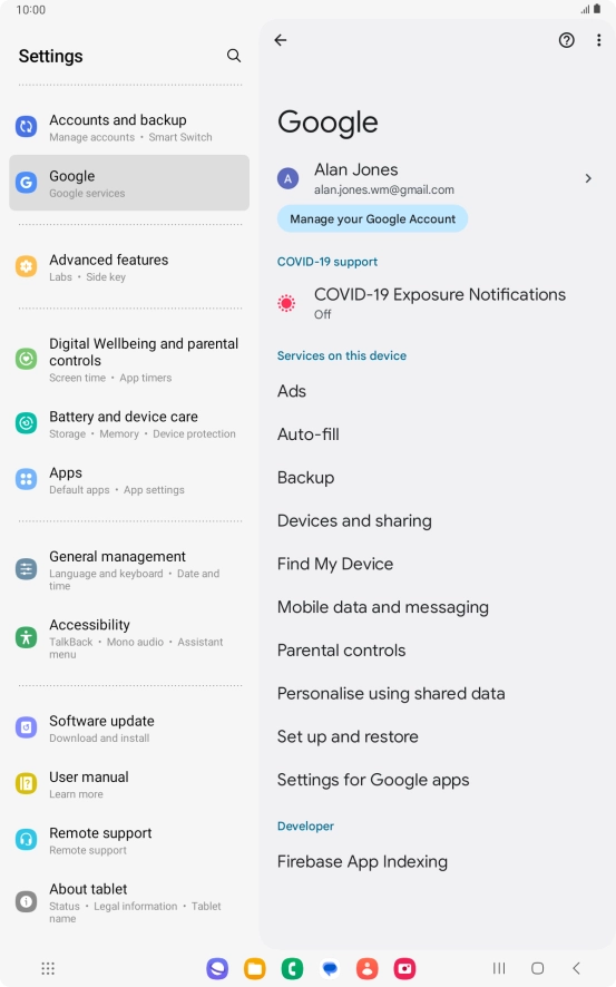 Press Find My Device.