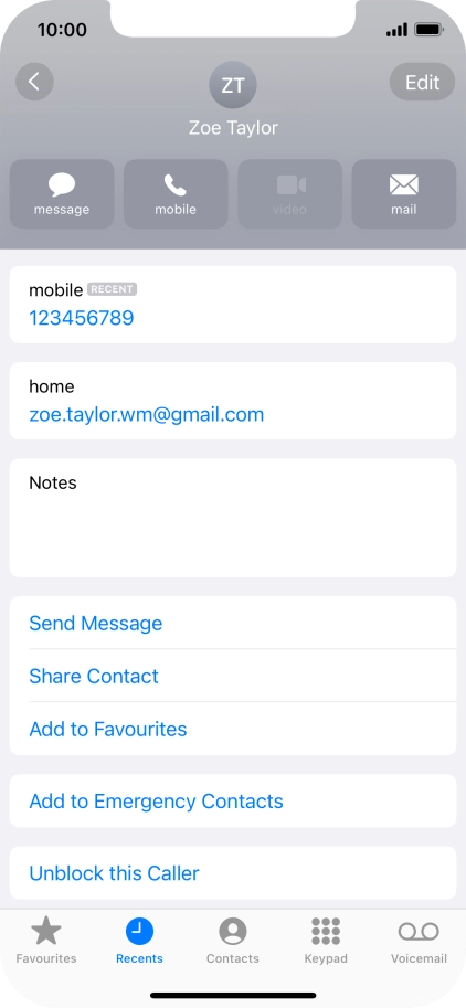 Slide your finger upwards starting from the bottom of the screen to return to the home screen.