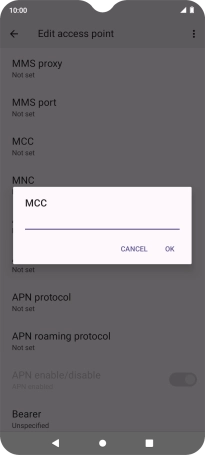 Key in 234 and press OK.