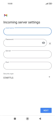 Press the field below 
