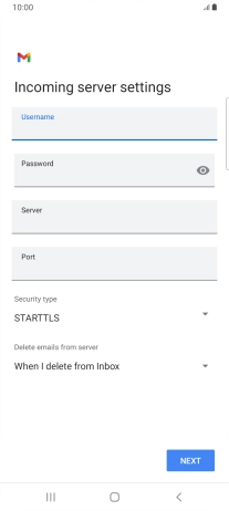 Press the field below 