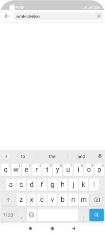 Key in the required search word and press the search icon.
