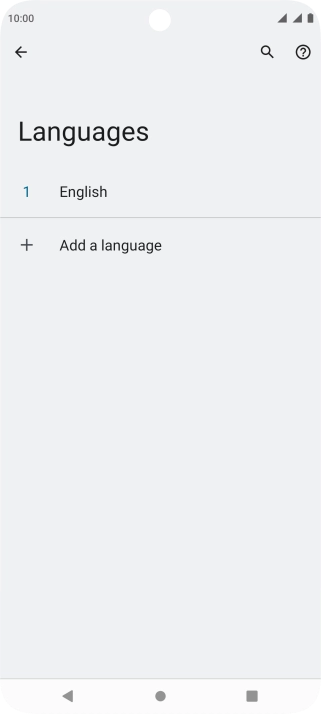 Press Add a language. Press Add a language.