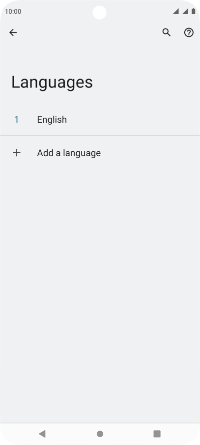Press Add a language. Press Add a language.