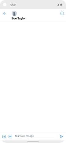 Press the text input field.