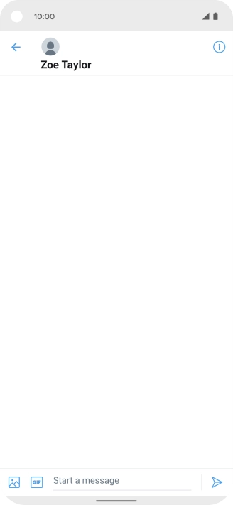 Press the text input field.