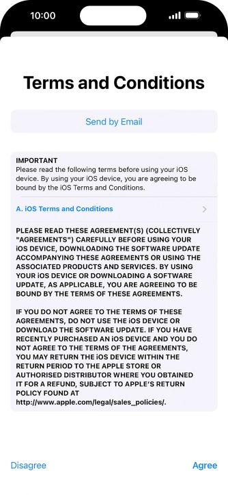 Press Agree. Press Agree.
