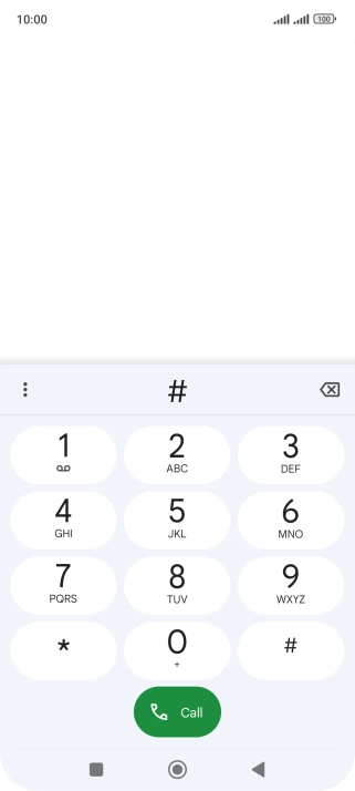 Press and hold number key 1.