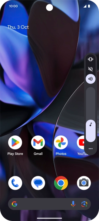 Press the silent mode icon to turn on the function. Press the silent mode icon to turn on the function.
