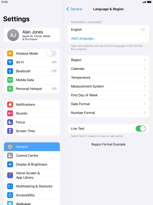 Press Add Language....