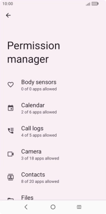 Press the required phone function.