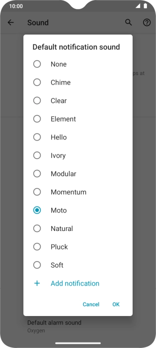 Press the required message tones to hear them.